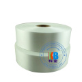 Ruban en tissu adapté aux besoins du client de tissu de taffetas de polyester de taille Ruban de satin lavable de label de vêtements imperméables blancs